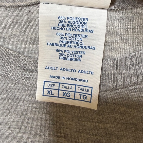 Run For Angels & Chicken Q 2/2/2019 Gray Long Sleeve Graphic Tee - Picture 10 of 12